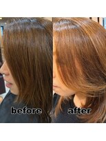 モンド ヘアクリエーション 西田店(monde hair creation)&nbsp;【monde】before × after × 髪質改善