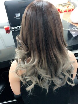 髪こうぼう グラデーション!