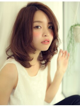 バイオレット 表参道店(Violet) 【Violet】軽ふわレイヤーミディー