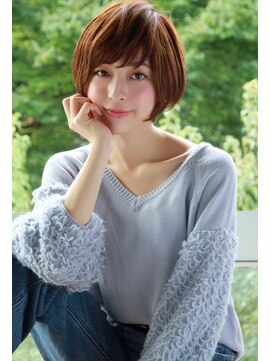 ヘアスペース リズム グリーン(Hair space Rizm green) スタイリング簡単！！ひし形ショート