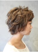 ☆ゆるふわカワイイ☆ショートバング×外ハネベリーショート