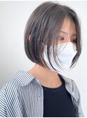 オリーブグレージュミニボブ