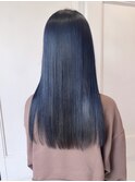 大人可愛い透明感カラー/ネイビー/艶カラー10代20代韓国