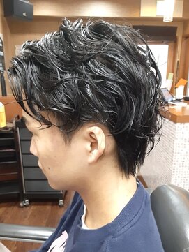 コダマ 新大塚店(KODAMA) センターパートツーブロックパーマスタイル〔新大塚〕新大塚駅