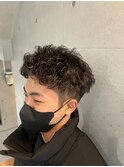 ショート×スパイラルパーマ