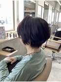小顔補正立体カット