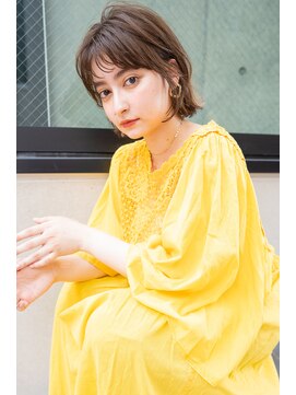 レゴ(REGO) 外ハネボブ#グレージュカラーシルキーベージュ斜めバング