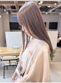 グレーベージュ/ベージュ/前髪パーマ/U24/ケアブリーチ/渋谷