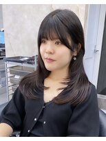 ロンドアヴァントゥス 池袋(Lond aventus)&nbsp;韓国レイヤー/韓国風/ボブ/髪質改善/黒髪/ブリーチなし〔池袋〕