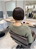 【スタイル】ブラウンカラー×ボブ