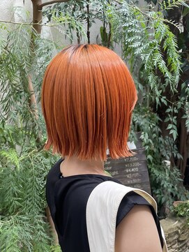 アデ オモテサンドウ(ade omotesando) オレンジボブ