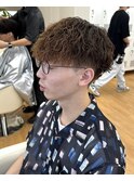 【縦落ちツイストスパイラルマッシュ】メンズパーマ刈り上げ名駅