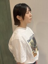 ヘアサロン ナノ(hair salon nano)&nbsp;ぱっつんBob×TOKIO縮毛矯正