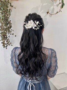 ゼスト 中野店(ZEST) 【zest中野/セイラ】ゆるふわハーフアップアレンジ