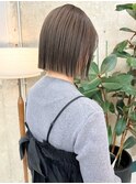 イメチェン/ホワイトブロンド/外ハネボブ/美髪/栄/矢場町4