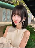 ナチュラルミディ/顔周りおくれ毛/レイヤー/20代/30代/名古屋/栄