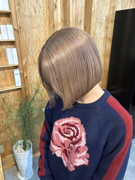 アフターニュース 新潟(afternews) ミルクティーベージュ/ダブルカラー/ケアブリーチ/髪質改善/新潟