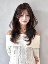 リアン バイ キートス(Lien by kiitos)&nbsp;ハッシュカット×ピンクベージュ