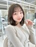 【yume指名/人気No1】似合わせカット+透明感ケアカラー+選べるトリートメント