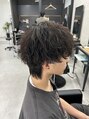 アグ ヘアー イオット 大和田店(Agu hair i'ott) 波巻きツイスパMIX×マッシュウルフ