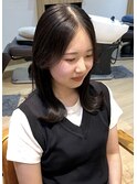 可愛さを引き出す透明感カラー／柔らかミディ／梅田美容室