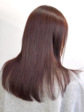 シャロン(SHARON) 【SHARON】ミディアムレイヤー×ワインレッドカラー