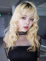 アルバム 渋谷パルコ(ALBUM)&nbsp;ホワイトベージュロングハイトーンブリーチブロンド_F31101