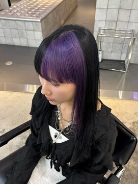 ゲーム 原宿店(GAME) 《ポイントカラー》purple × black