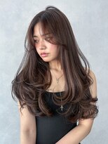 アイティーバイアルバム 藤沢店(IT by ALBUM)&nbsp;ロング顔周りレイヤー韓国ヘアココアベージュ_F30921