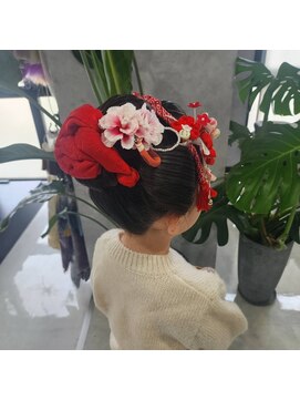 3歳七五三新日本髪