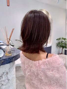 アールヘアーデザイン 藤が丘(r hair design) 小顔見せショートベージュカラーブリーチしない透明感カラー