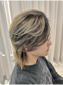 MEN’S HAIR/サーフカール/刈り上げセンターパート/伊勢崎