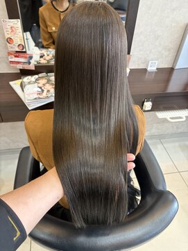 イノアカラーでオリーブベージュ