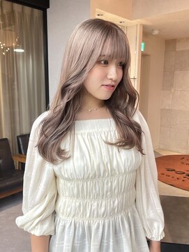 ソワンドブレスセルン 心斎橋(soin de brace cerne) ミルクティーベージュ/ハイトーンカラー/小顔【心斎橋】