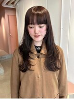 ニカ(NICA) 【NICA】ロングレイヤー×マロンブラウン
