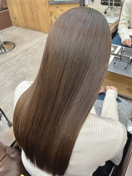 ネウィ 宮崎店(newi) 髪質改善×ナチュラルブラウン艶ロング