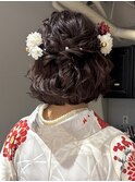 ボブハーフアップお呼ばれ卒業式/三鷹/吉祥寺/COCORO