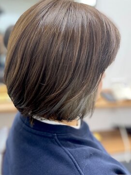 ランプ(Lamp) くびれレイヤー 白髪染め&白髪ぼかし/縮毛矯正と髪質改善