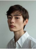 フェザーショート/刈り上げショート/ニュアンスデザイン/メンズ