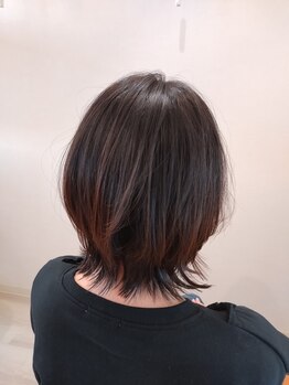 サジェス(Sagesse)の写真/再現性の高い外ハネショートボブヘア！ゆるふわ質感で毎朝のスタイリングが楽しくなる♪