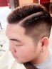 【平日限定】*・メンズ必見・*  カット＋クレンジングスパ＋眉カット /￥6,600