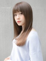 ルティア 池袋(Lutia)&nbsp;ナチュラルストレートワンカールヘア