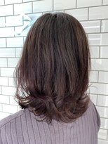 ヘアーシー(HAIR C,) ［HAIR C］透け感可愛いラベージュミディ