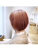 【Chill】大人かわいい季節のピンクベージュクールショートボブ
