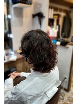 カーム ホーム ヘアー(calm home hair) ウルフレイヤーオーダーメイドパーマ。