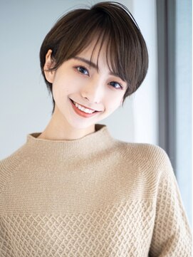 サードバイローラン(THiRD by ROULAND) デジタルパーマミニウルフテラコッタくすみブルー20代30代40代