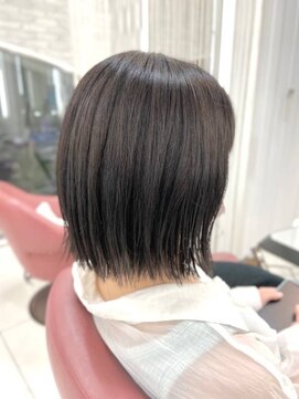 クオリス 上福岡店(QUALIS) ミディアム/ボブ/20代30代40代/ダークブラウン/ナチュラル/小顔