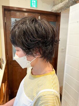 ラレイ(Lalei) 【ささき】ソリッドパーマ×ショートヘア/ニュアンスパーマ