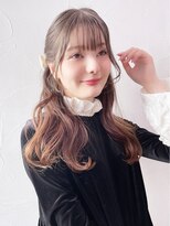 アルバム 新宿(ALBUM SHINJUKU)&nbsp;ハーフアップウェーブ_外ハネボブセクションカラー_79006