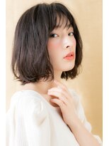 カバーヘア イヴ 戸頭店(COVER HAIR EVE) オリーブグレージュ大人可愛い外ハネボブY戸頭20代30代40代